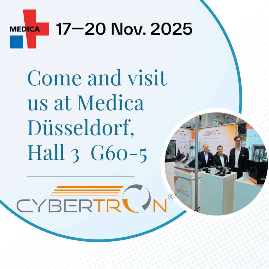 Cybertron auf der Medica 2025, kommt uns besuchen!