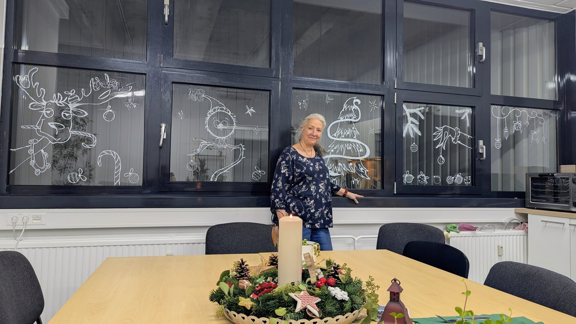 Weihnachtszauber im Büro